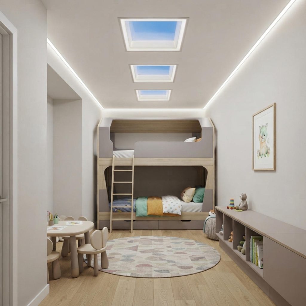 Chytrý LED světlík Sunea s přisvícením
