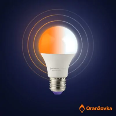Chytrá WiFi LED žárovka ORANŽOVKA E27 12W 1600-4000K