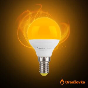 Večerní žárovka Oranžovka E14 1600K