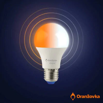 Chytrá WiFi LED žárovka ORANŽOVKA E27 11W 1600-4000K