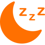ORANŽOVKA ikona spánek