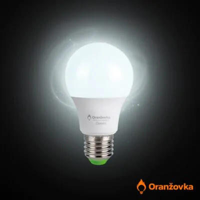 LED žárovka ORANŽOVKA Denní E27 7W 4000K