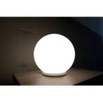 Měsíční lampa ORANŽOVKA skleněná 250 mm