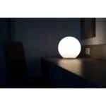 Měsíční lampa ORANŽOVKA skleněná 250 mm