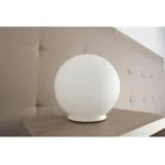 Měsíční lampa ORANŽOVKA skleněná 250 mm