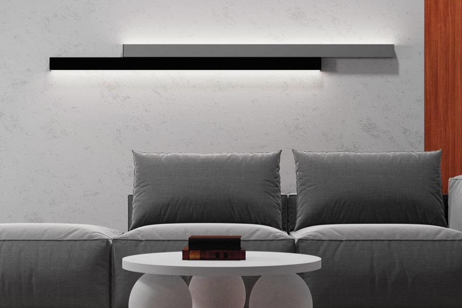 Nástěnné světlo v obývacím pokoji