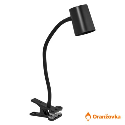 Lampa Oranžovka12 černá s logem