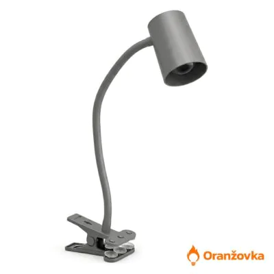 Lampa Oranžovka12 šedá s logem
