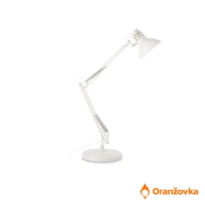 Stolní lampa ORANŽOVKA2 bílá | se žárovkou
