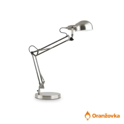 Stolní lampa ORANŽOVKA4 stříbrná | se žárovkou