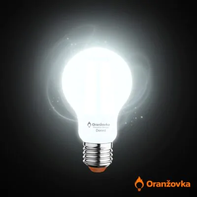 LED žárovka ORANŽOVKA Denní E27 12W 4000K