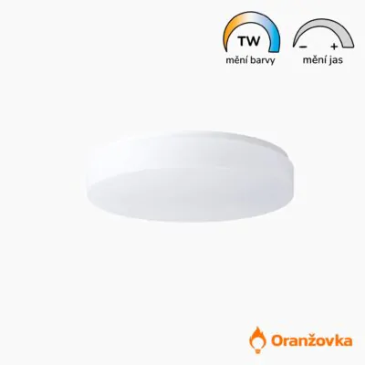 Přisazené svítidlo ORANŽOVKA skleněné 300 mm | se žárovkami