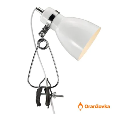 Lampa Oranžovka10 bilá