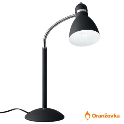Lampa Oranžovka9 černá s logem