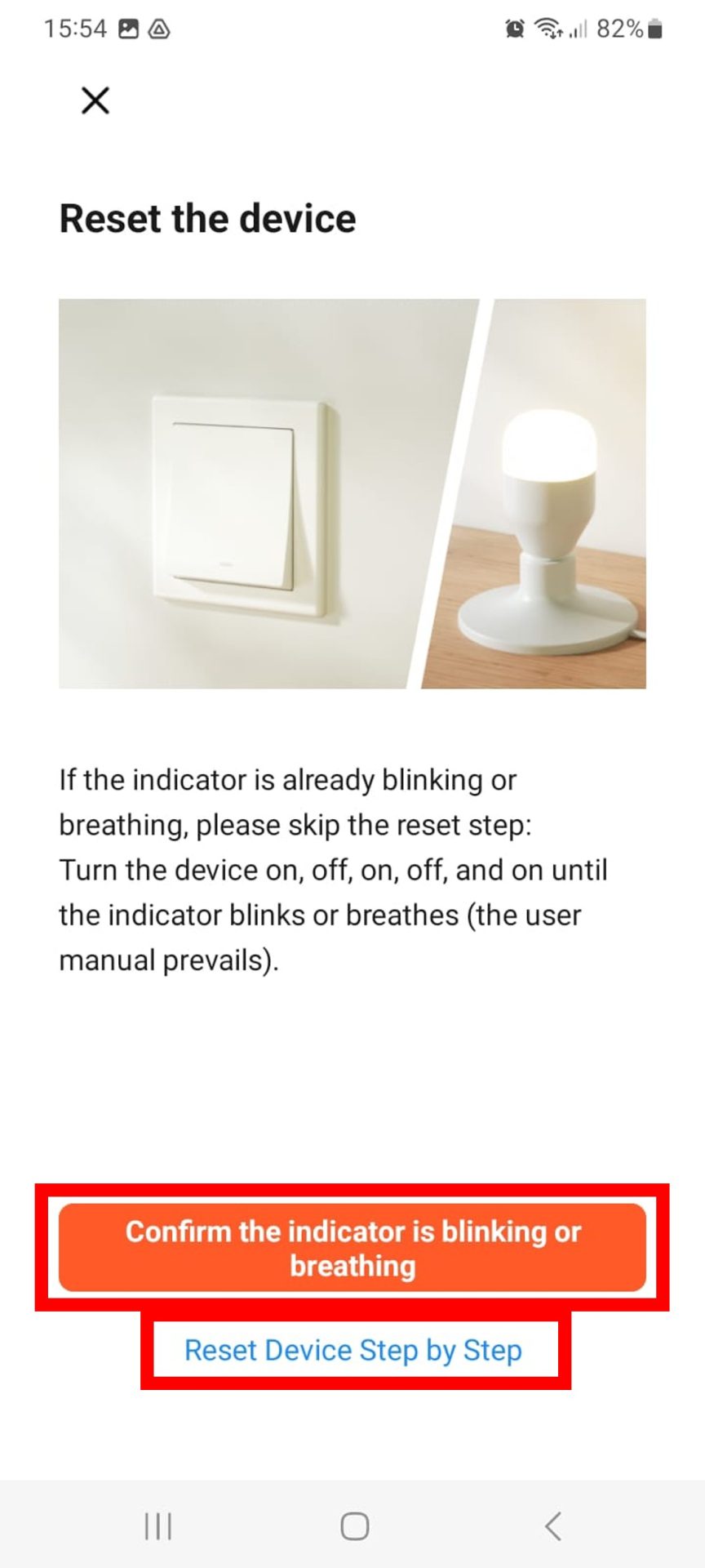 Resetování a ruční párování hytré WiFi LED žárovky ORANŽOVKY s mobilní aplikací Tuya Smart